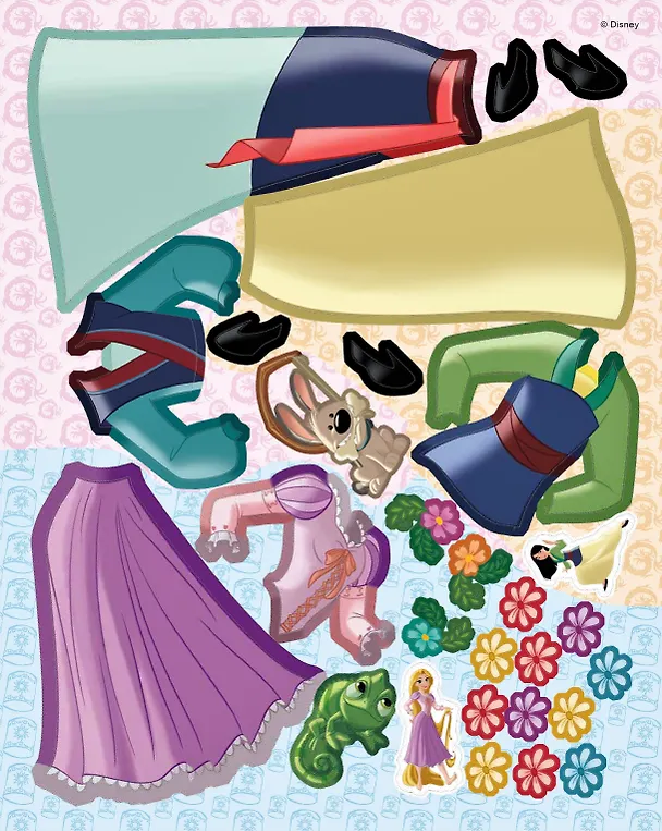 Книга Сказочные красавицы. Наряди принцессу! № 1802 ("Принцесса Disney") () — 8