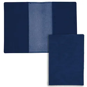 Обложка для паспорта JADE (2 отд.для карт) (черничный) (иск.кожа) (ОПК0516)