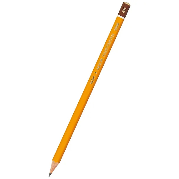 Карандаш ч/гр технический, 6Н, шестигранный, Koh-I-Noor 220577 — 1