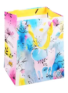 Пакет подарочный  "Кот акварель", А5