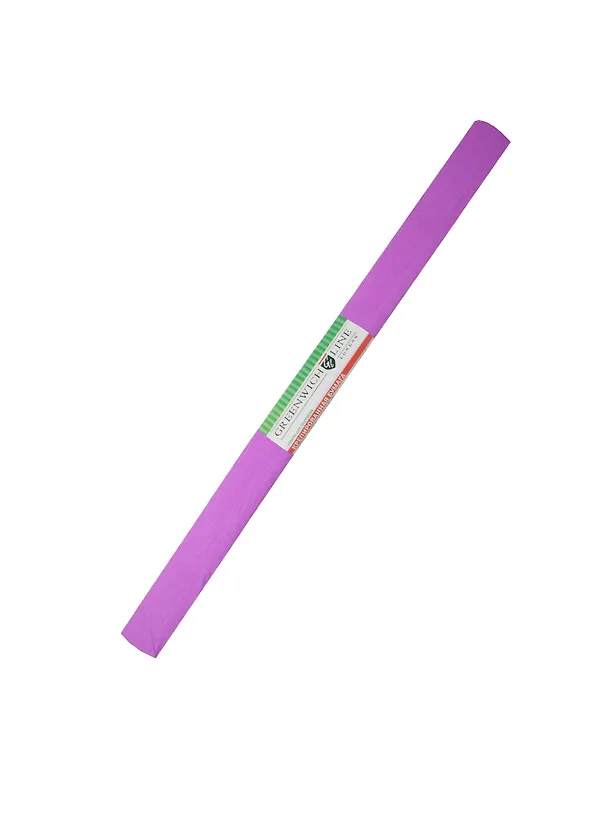 Гофрированная бумага «Сиреневая», 50х250 см, 32г/м2, Greenwich Line 235831 — 1