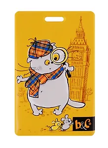 Чехол для карточек Басик Кот в Лондоне (ДГ2019-188)