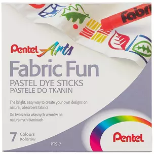 Пастель для ткани FabricFun Pastels 7 цветов, PENTEL — 257516 — 1