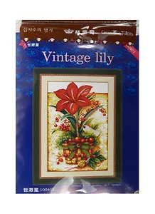 Набор для вышивания, DOME, Старинная лилия, 22*36, (100401(14)