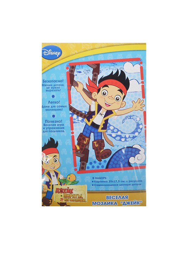 Веселая мозаика Джейк (23900) (25х17,5см) (+ самоклеящ. дет.) (Disney) (3+) 2468220 — 1