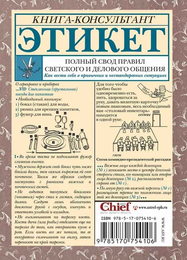 Книга Этикет. Полный свод правил светского и делового общения: Как вести себя в привычных и нестандартных ситуациях. (Татьяна Белоусова) — 2