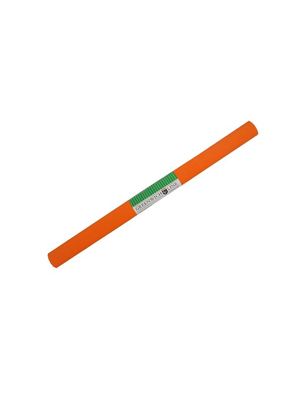 Гофрированная бумага «Оранжевая», 50х250 см, 32г/м2, Greenwich Line 236188 — 1