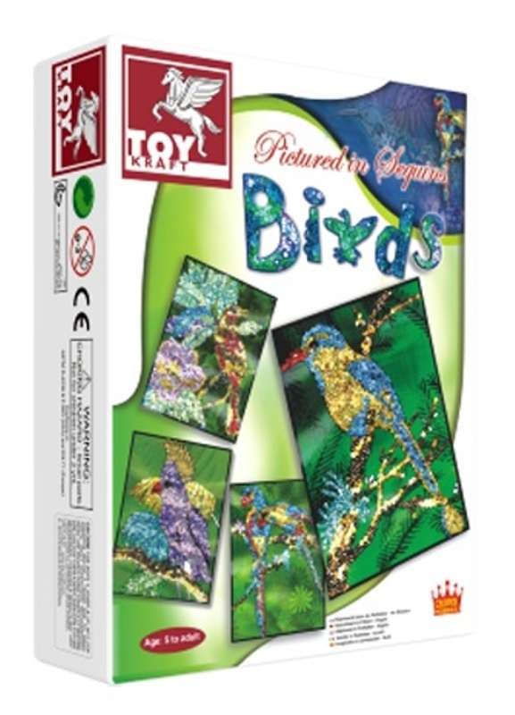 Мозаика из пайеток Экзотические птицы (39466) (коробка) 2332709 — 1