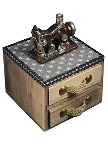 Шкатулка  Прованс (13х13х18) (222-086)