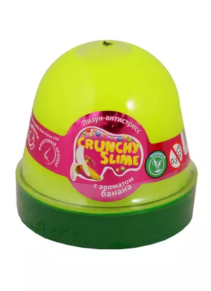 Лизун-антистресс TM Mr.Boo Crunchy slime Банан — 2787654 — 1