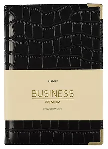 Ежедневник недат. А6 152л "Impact" черный, иск.кожа 7Б, тв.переплет, поролон, мет.уголки, скругл.углы, тонир.блок, зол.торец, ляссе