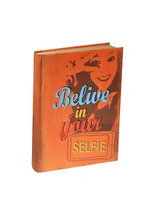Блокнот Belive in your selfie (крафт) Бумага крафт, картон, 192 стр. (БТ2014-069)