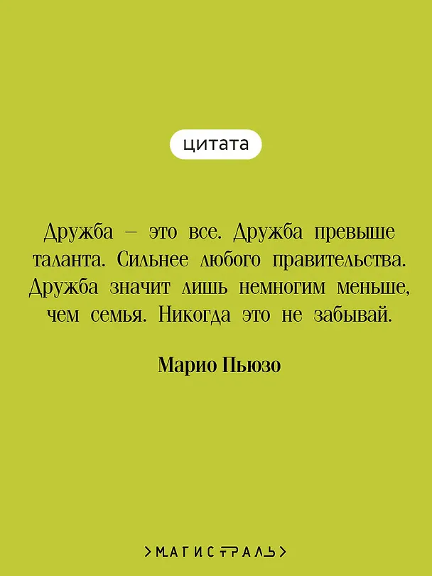 Книга Крестный отец (Марио Пьюзо) — 9