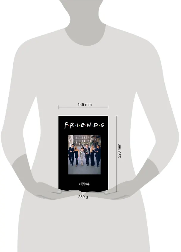 Friends Блокнот I'll be there for you (80 л) (твердый переплет) 2824925 — 3