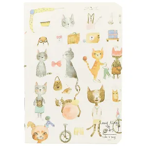 Записная книжка «Жизнь кота», линейка, 20 листов, B7