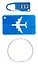 Travel набор Бирка и замочек для багажа (синий) (12-travel22-B5) — 3104729 — 3