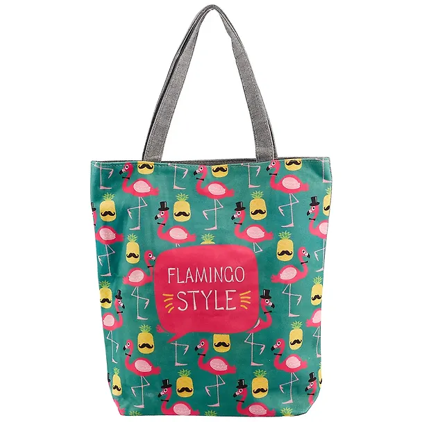 Сумка на молнии Flamingo Style (38х35) (текстиль, флис) 2599060 — 1