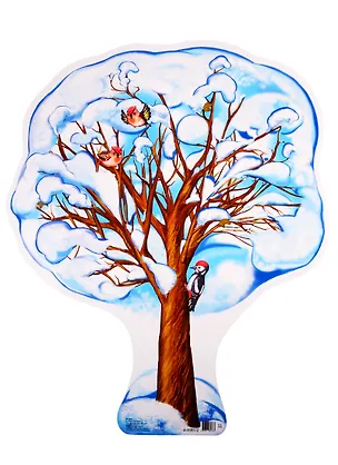 Книга Плакат вырубной "Клен зимний" ()