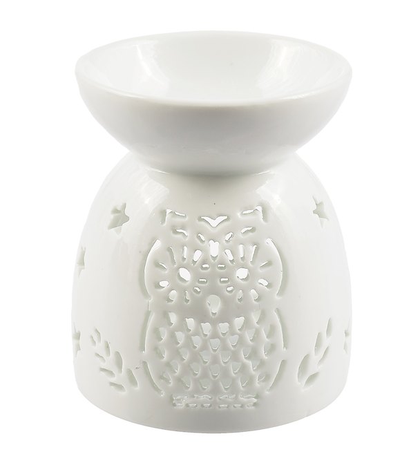 Аромалампа Сова (белая) (керамика) (9х8) (12-07836-C7) 2996690 — 1