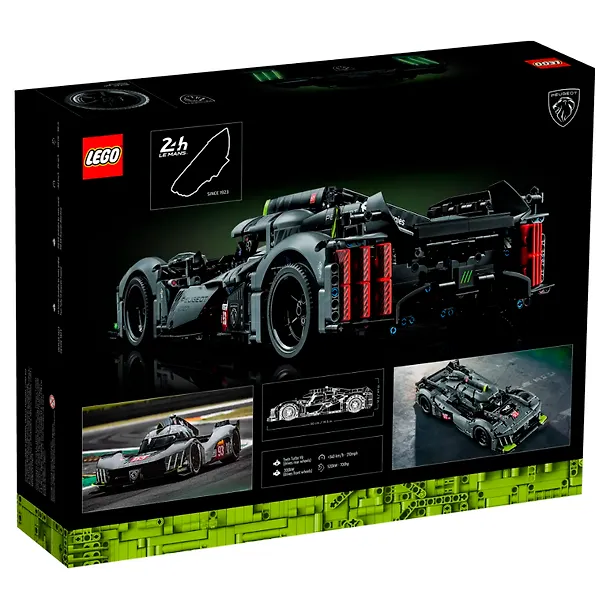 LEGO Technic: Гибридный гиперкар PEUGEOT 9X8 24H Le Mans, 1775 деталей (42156) 3139771 — 13