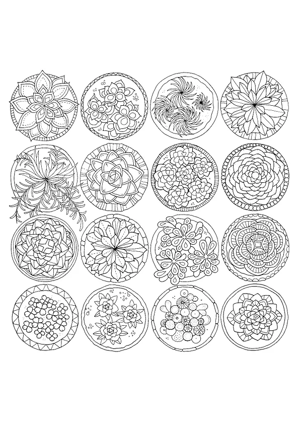 Книга World of Flowers: A Coloring Book and Floral Adventure (Johanna Basford) — 2