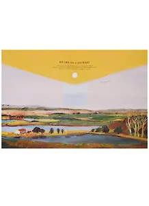 Папка-конверт А4 на кнопке "We are on a journey"