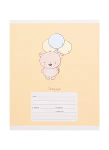 Тетрадь в косую линейку Listoff, "Милашки", 12 листов, в ассортименте