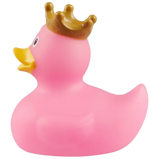 Игрушка для ванной, уточка резиновая FUNNY DUCKS "Уточка в короне розовая" (1926) 2530526 — 3