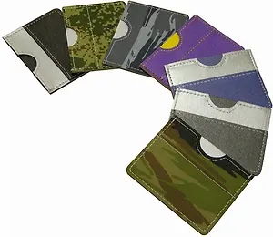 Визитница Футляр для кредитных визитных и дисконтных карт кожзам, в ассортименте 9,8*7,5см