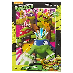 Пазл Черепашки Ниндзя Step puzzle 60эл., 3,5*3,5см 81139 2511244