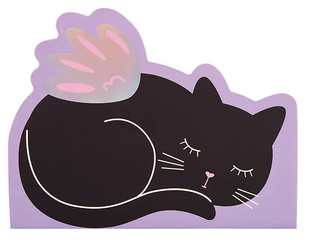 Записная книжка «Cat wings» А6+, 32 листа в линейку, сшивка, Yoi 3050047 — 4