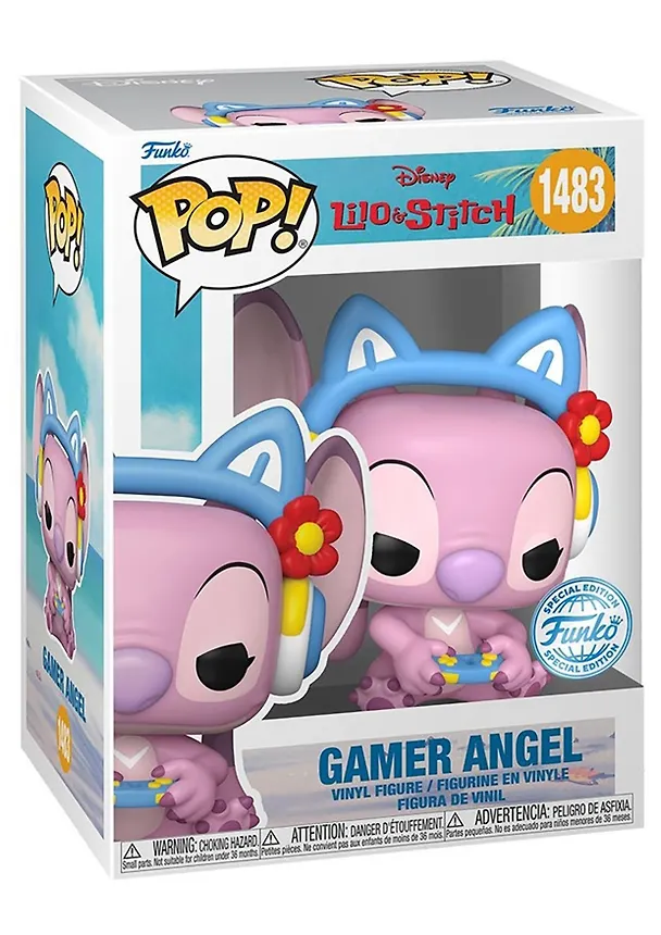 Фигурка Funko POP! Disney Lilo & Stitch Gamer Angel (Exc) (1483) (Fun81949) 3120257 — 2