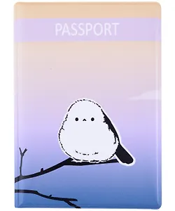 Обложка для паспорта Японская синичка (ОП2024-424)