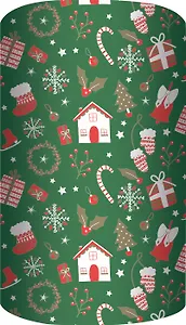 Бумага упаковочная 70*100см "Веселье" супергладкая, инд.уп.