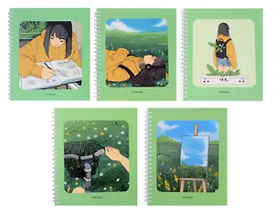 Тетрадь в клетку Listoff, "Summer (Эксклюзив)", 96 листов, в ассортименте