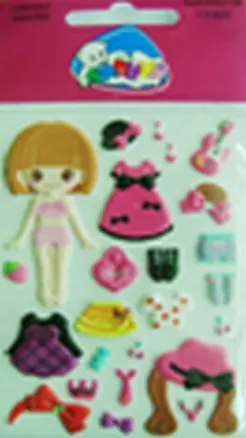 Зефирные наклейки Одевайка (MMS015) (Липуня) 2289743