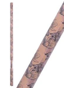 Бумага упаковочная 70*100см "Женский стиль" суперглад., инд.уп., ассорт