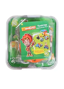 Конструктор Фиксики Трактор 3 модели в 1 (FIX0711-007) (39 дет.) (Фиксики) (3+) (упаковка)