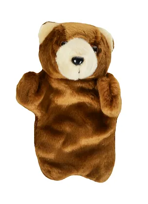 Мягкая игрушка на руку Медведь (305072) (цвет коричневый) (упаковка) 2422264