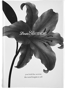 Ежедневник дат. 2027г. А5 176л 140*200 "Silence. Лилия", иск.кожа, тв.переплет, шелкография, 2 ляссе