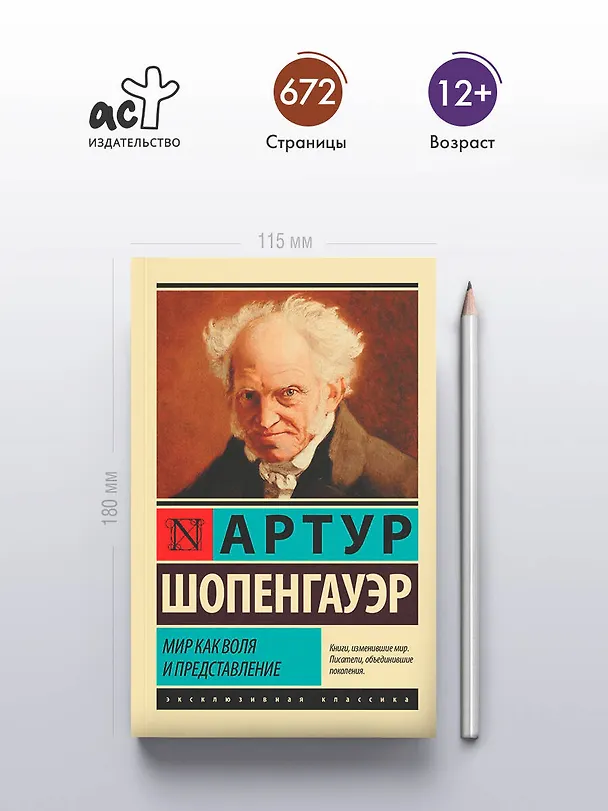 Книга Мир как воля и представление (Артур Шопенгауэр) — 5