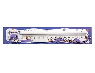 Линейка 15см "Спящие питомцы" фигурная, ассорти 3114840