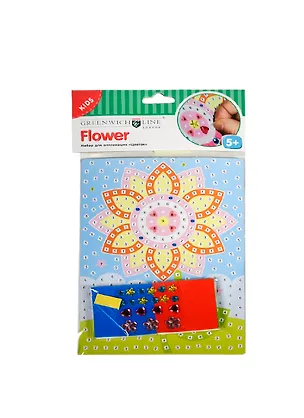 Набор д/аппликации  Greenwich Line "Цветок" из блестящих стикеров MS00120 2393379