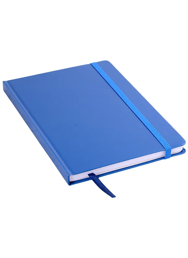Книга для записей А5 100л кл. "Make your mark" син.тв.переплет, тонир.блок, резинка, ляссе, инд.уп. 2882771 — 2