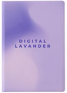 Обложка для паспорта Monochrome Digital Lavender