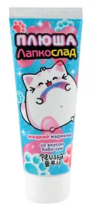 Мармелад жидкий/конфета Plusha ЛапкоСлад со вкусом бабл-гам, 100г