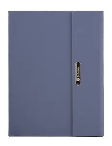 Книга для записей А5, 100 листов в клетку, на магните, синяя, Schiller