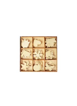 Набор деревян. эл./кор. Сердце/ цветы (45эл/уп) (11-02717-L1) 2532576