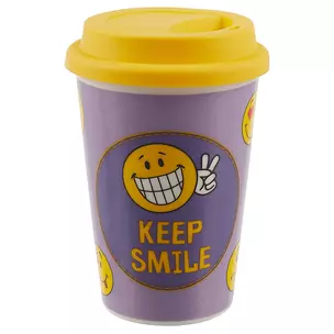 Стакан керамический Keep smile (ПВХ бокс) — 2585716 — 1