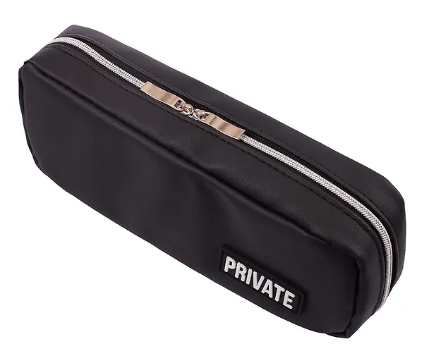 Пенал-косметичка «Private» черный, 21х9х5 см 2953976 — 3